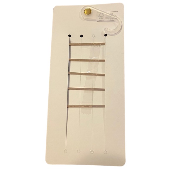 Pink Linen Sparkly Rhinestone Hair Pins Set of 5 - Picture 3 of 3